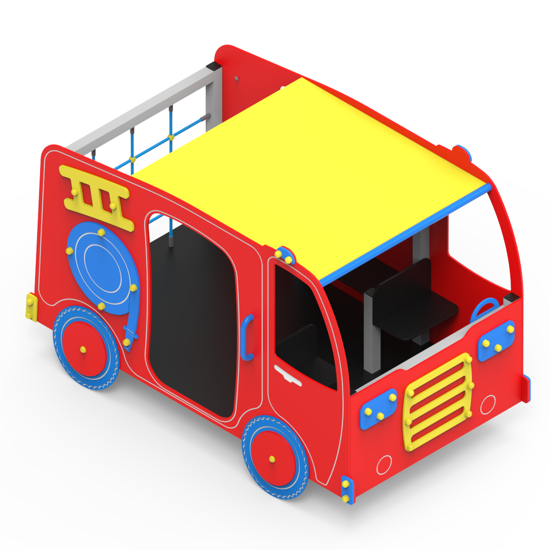 Place zabaw - Wóz strażacki