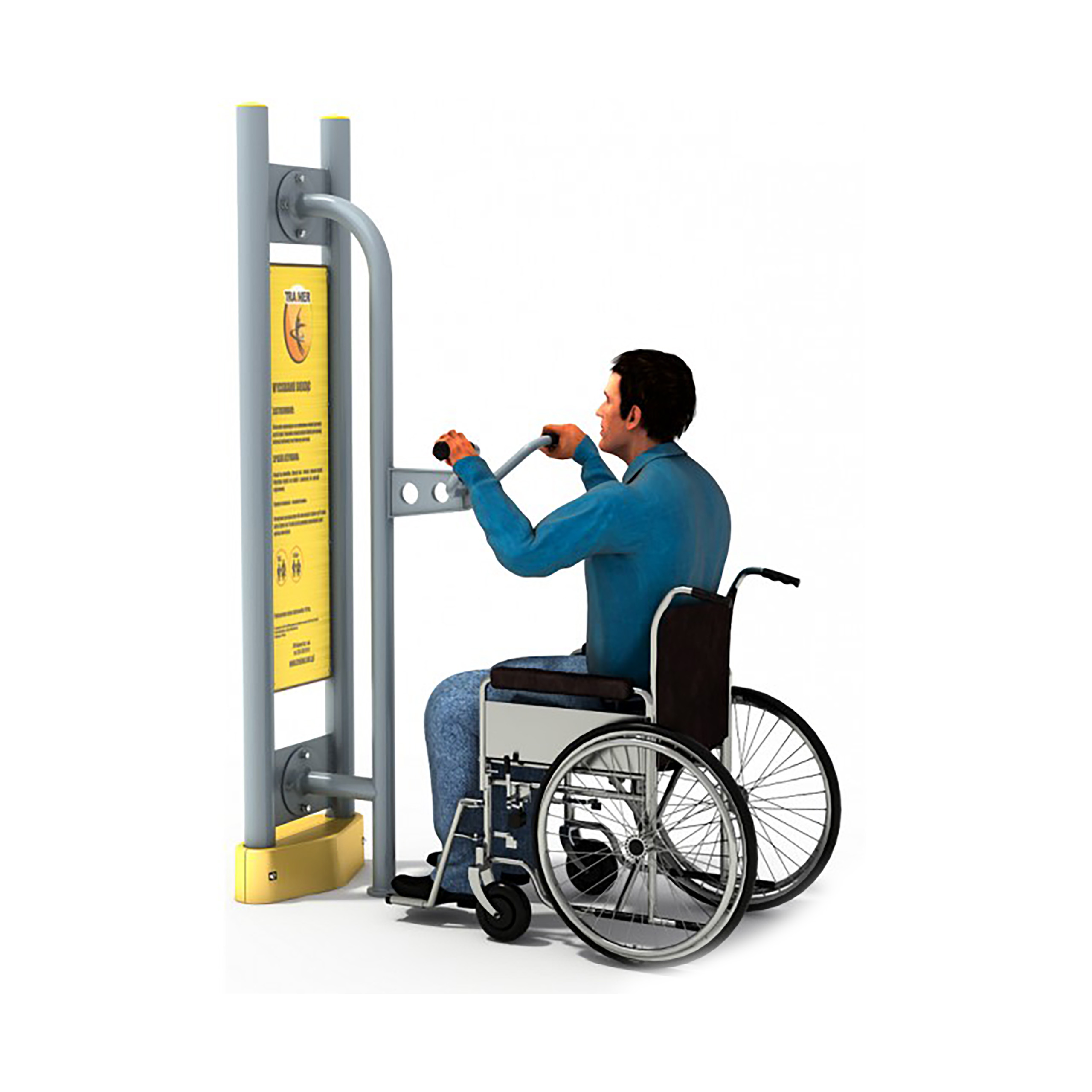 Urządzenie plenerowe dla osób niepełnosprawnych - Podciąg Disabled
