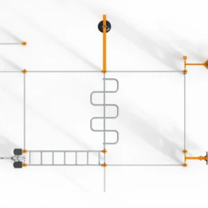 Park aktywności z nowoczesnymi urządzeniami fitness