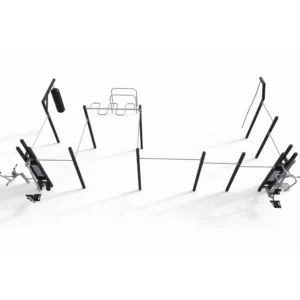 Konstrukcja street workout do użytku zewnętrznego