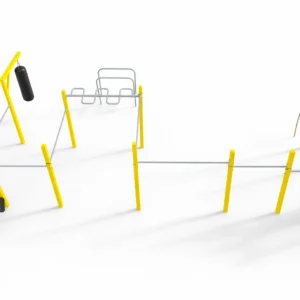 Park fitness na świeżym powietrzu do treningu całego ciała