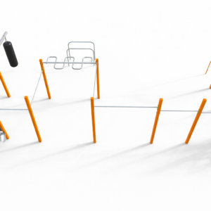 Wytrzymałe urządzenia street workout do użytku zewnętrznego