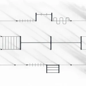Konstrukcja street workout do użytku zewnętrznego