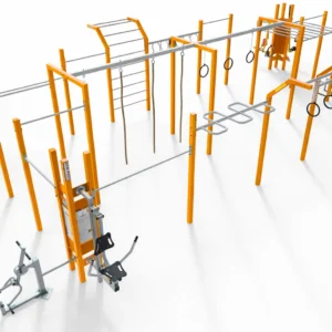 Zestaw treningowy outdoor dla wszystkich użytkowników