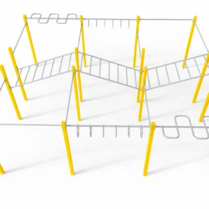 Konstrukcja street workout do użytku zewnętrznego