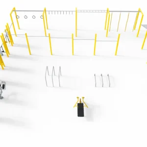 Park fitness na świeżym powietrzu do treningu całego ciała