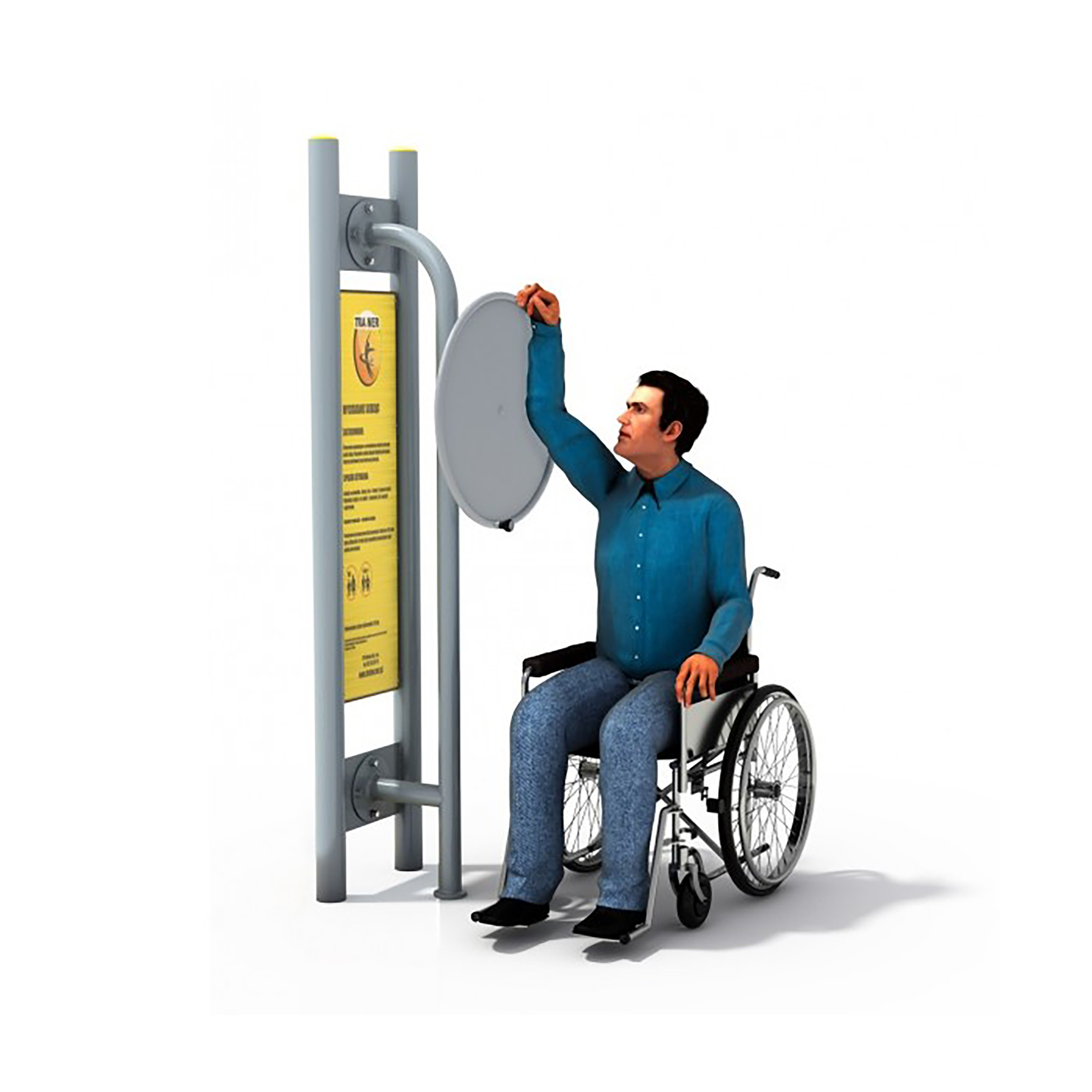 Urządzenie plenerowe dla osób niepełnosprawnych - Ster Disabled