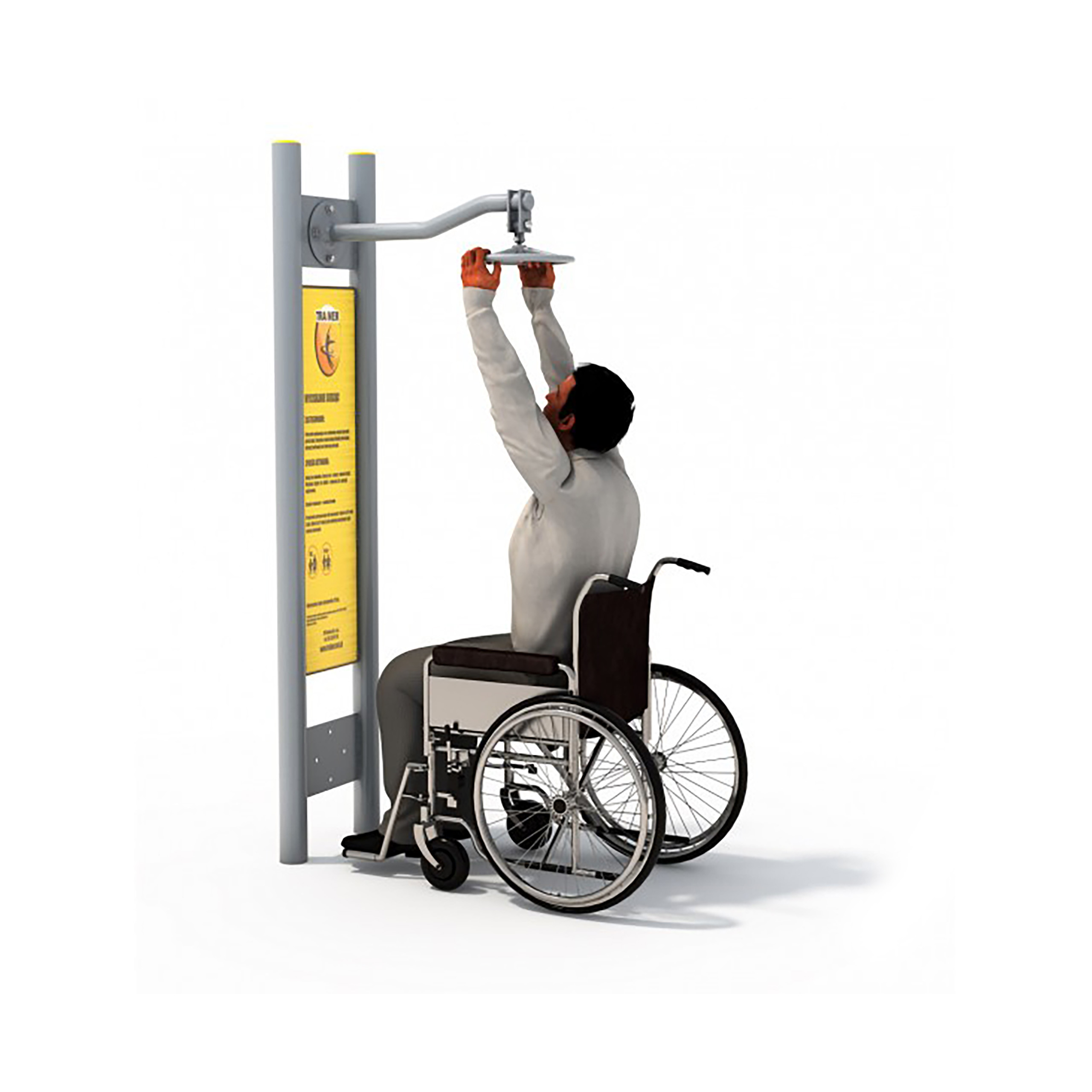 Urządzenie plenerowe dla niepełnosprawnych - Twister Górny Disabled